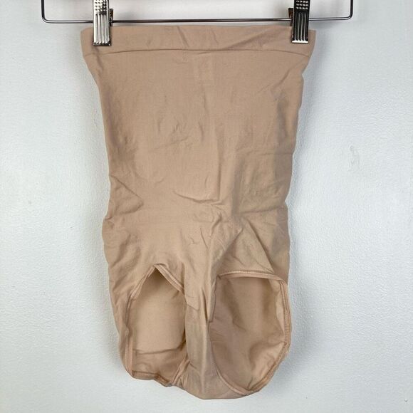 SPANX Higher Power Panties High Waisted Shaper Brief in Soft Nude Women’s S - Picture 3 of 6